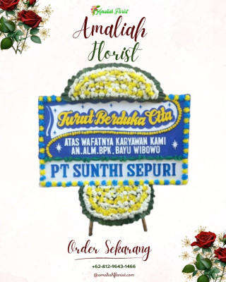 Papan Bunga Duka di Rembang